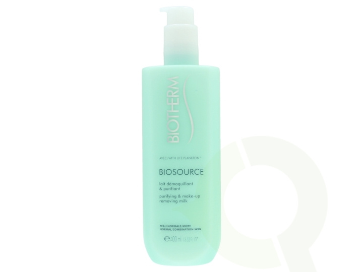 Biotherm Biosource Purifying &Makeup Removing Milk 400 ml Normal Combination Skin - Suitable For Sensitive Skin i gruppen SKÖNHET & HÄLSA / Makeup / Sminkborttagning hos TP E-commerce Nordic AB (C46146)