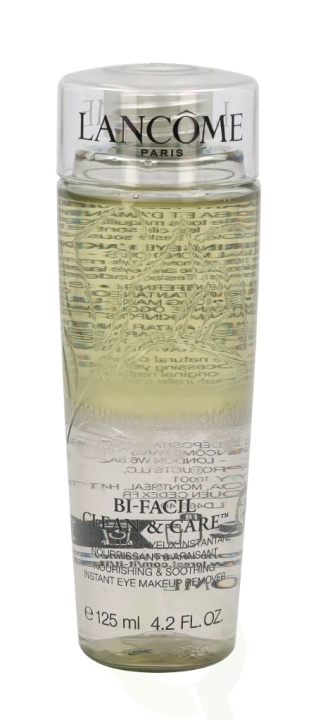 Lancome Bi-Facial Clean & Care Eye Make-Up Remover 125 ml i gruppen SKÖNHET & HÄLSA / Makeup / Sminkborttagning hos TP E-commerce Nordic AB (C46379)