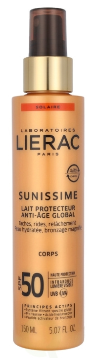 Lierac Paris Lierac Sunissime Anti-Age Global Protective Body Milk SPF50 150 ml i gruppen SKÖNHET & HÄLSA / Hudvård / Kroppsvård / Body lotion hos TP E-commerce Nordic AB (C46384)