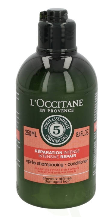 L\'Occitane 5 Ess. Oils Intensive Repair Conditioner 250 ml Damaged Hair i gruppen SKÖNHET & HÄLSA / Hår & Styling / Hårvårdsprodukter / Balsam hos TP E-commerce Nordic AB (C46387)