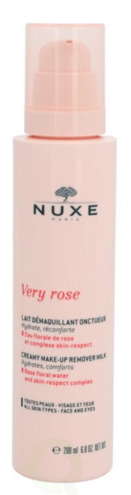 Nuxe Very Rose Creamy Make-up Remover Milk 200 ml All Skin Types - Face And Eyes i gruppen SKÖNHET & HÄLSA / Makeup / Sminkborttagning hos TP E-commerce Nordic AB (C46429)
