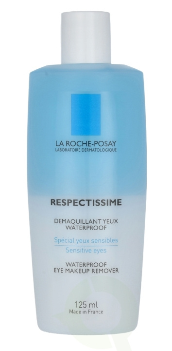 La Roche-Posay LRP Respectissime Waterproof Eye Makeup Remover 125 ml Sensitive Eyes i gruppen SKÖNHET & HÄLSA / Makeup / Sminkborttagning hos TP E-commerce Nordic AB (C46447)