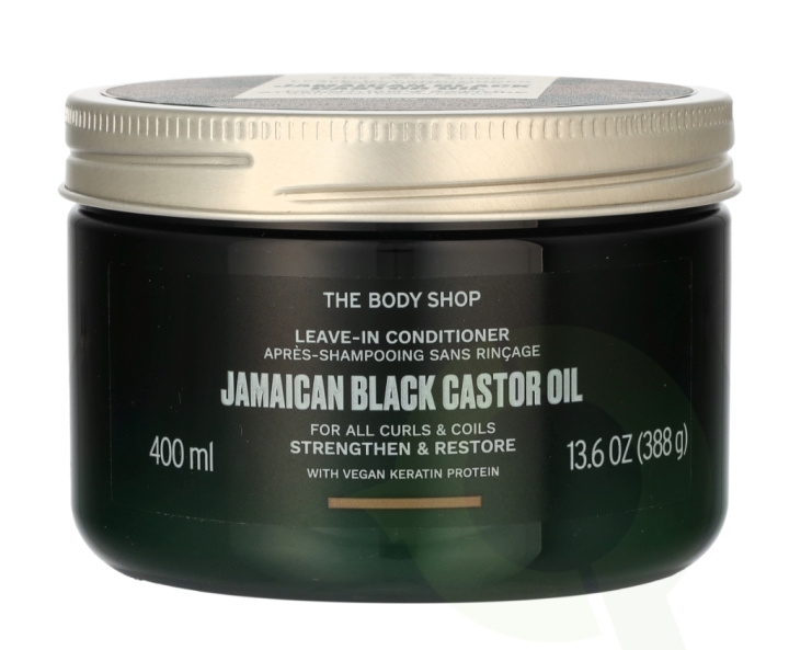 The Body Shop Leave-In Conditioner 400 ml Jamaican Black Castor Oil i gruppen SKÖNHET & HÄLSA / Hår & Styling / Hårvårdsprodukter / Balsam hos TP E-commerce Nordic AB (C46488)