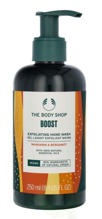 The Body Shop Boost Exfoliating Hand Wash 250 ml Mandarin & Bergamot i gruppen SKÖNHET & HÄLSA / Hudvård / Kroppsvård / Handtvål hos TP E-commerce Nordic AB (C46489)