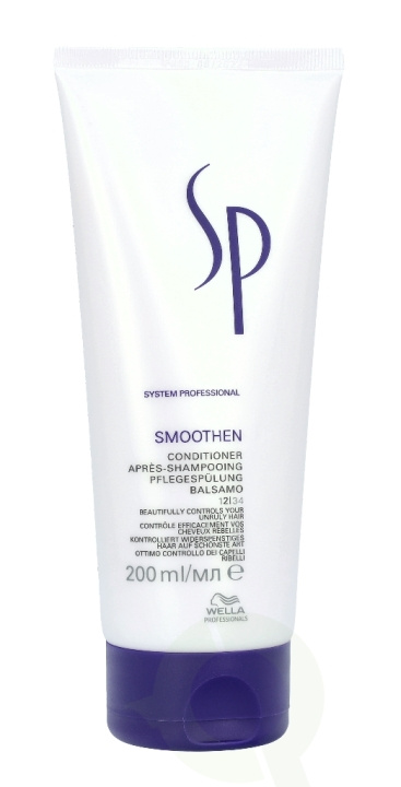 Wella SP - Smoothen Conditioner 200 ml Unruly Hair i gruppen SKÖNHET & HÄLSA / Hår & Styling / Hårvårdsprodukter / Balsam hos TP E-commerce Nordic AB (C46646)