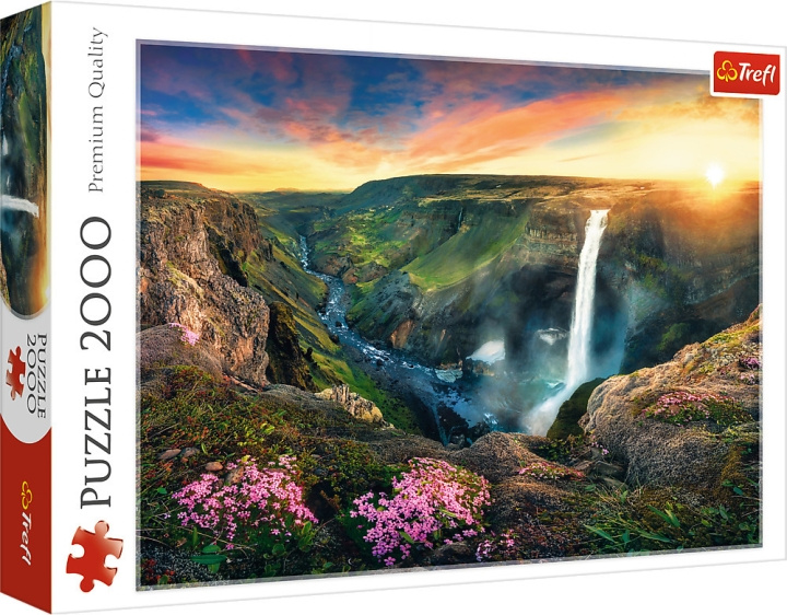 TREFL Haifoss pussel, 2000 bitar i gruppen SPORT, FRITID & HOBBY / Hobby / Pussel hos TP E-commerce Nordic AB (C46749)
