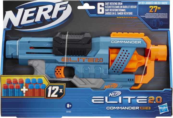 Nerf Elite 2.0 Commander RC 6 skumpistol i gruppen LEKSAKER, BARN- & BABYPRODUKTER / Uteleksaker / Actionlek hos TP E-commerce Nordic AB (C46778)