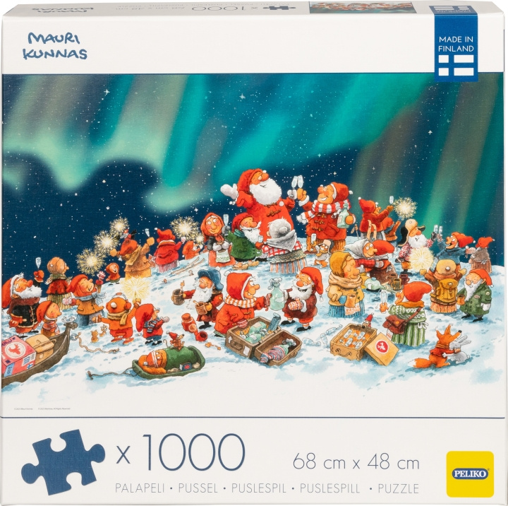 Mauri Kunnas julpussel, 1000 bitar i gruppen SPORT, FRITID & HOBBY / Hobby / Pussel hos TP E-commerce Nordic AB (C46807)