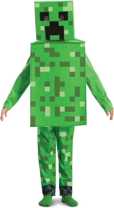 Minecraft Creeper Snygg kostym, 7-8 år, 127-136 cm i gruppen LEKSAKER, BARN- & BABYPRODUKTER / Leksaker / Maskeradkläder hos TP E-commerce Nordic AB (C46822)