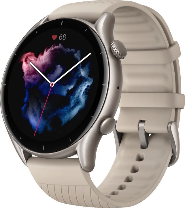 Amazfit GTR 3 smartklocka, Moonlight Grey i gruppen SPORT, FRITID & HOBBY / Smartwatch & Aktivitetsarmband / Smartwatches hos TP E-commerce Nordic AB (C46835)