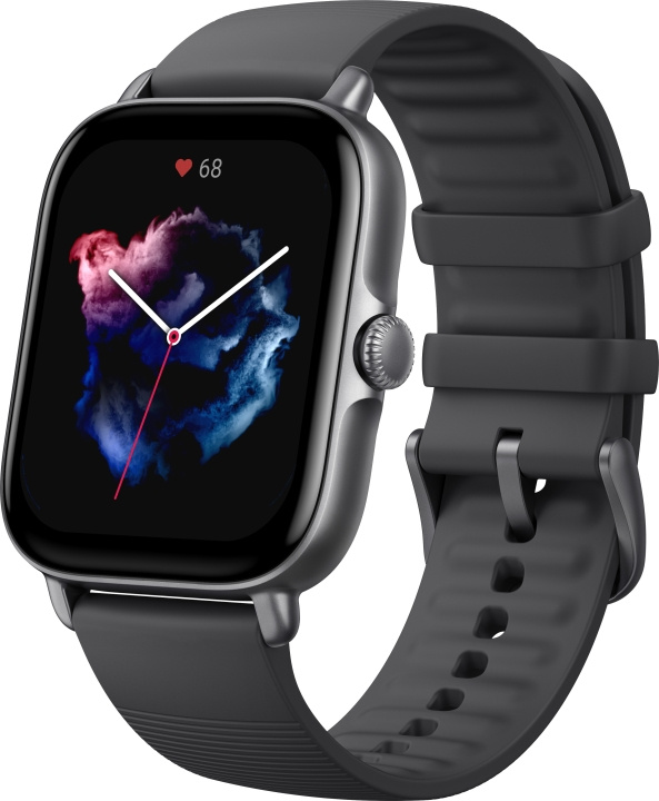 Amazfit GTS 3 smartklocka, grafitsvart i gruppen SPORT, FRITID & HOBBY / Smartwatch & Aktivitetsarmband / Smartwatches hos TP E-commerce Nordic AB (C46836)