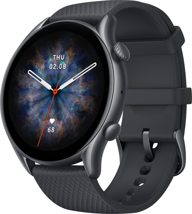 Amazfit GTR 3 Pro smartklocka, Infinite Black i gruppen SPORT, FRITID & HOBBY / Smartwatch & Aktivitetsarmband / Smartwatches hos TP E-commerce Nordic AB (C46838)