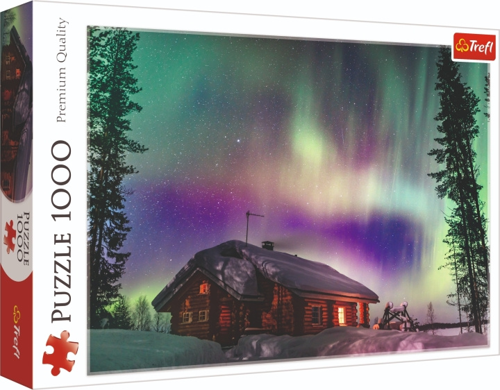 TREFL Polar lights in Finland pussel, 1000 bitar i gruppen SPORT, FRITID & HOBBY / Hobby / Pussel hos TP E-commerce Nordic AB (C46842)