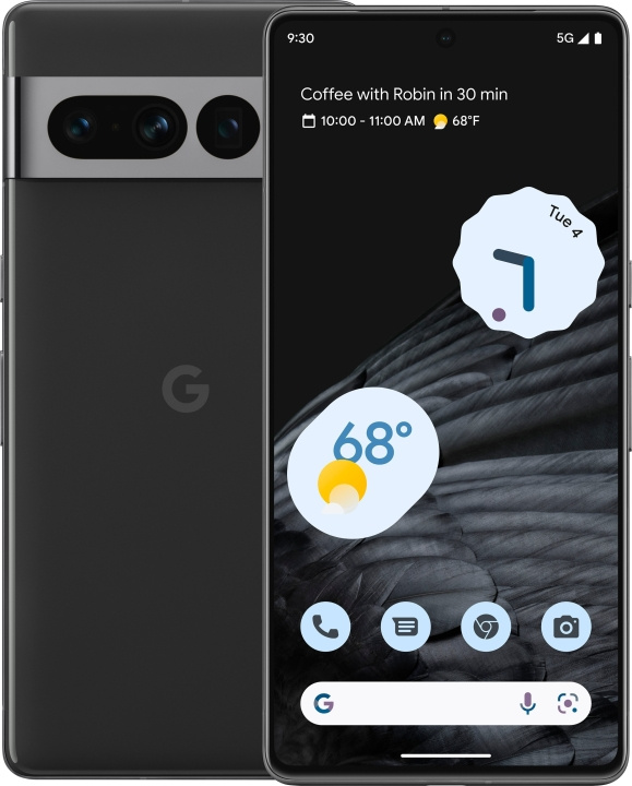 Google Pixel 7 Pro 5G-telefon, 128/12 GB, Obsidian i gruppen SMARTPHONE & SURFPLATTOR / Mobiltelefoner & smartphones hos TP E-commerce Nordic AB (C46958)