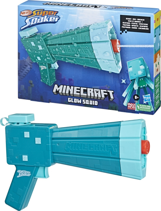 Nerf Minecraft Glow Squid Water Gun i gruppen LEKSAKER, BARN- & BABYPRODUKTER / Leksaker / Leksaker hos TP E-commerce Nordic AB (C46991)