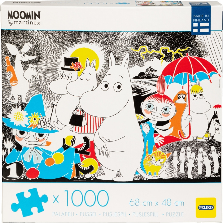Peliko Mumin Comic Book Cover 1 pussel, 1000 bitar i gruppen SPORT, FRITID & HOBBY / Hobby / Pussel hos TP E-commerce Nordic AB (C47021)
