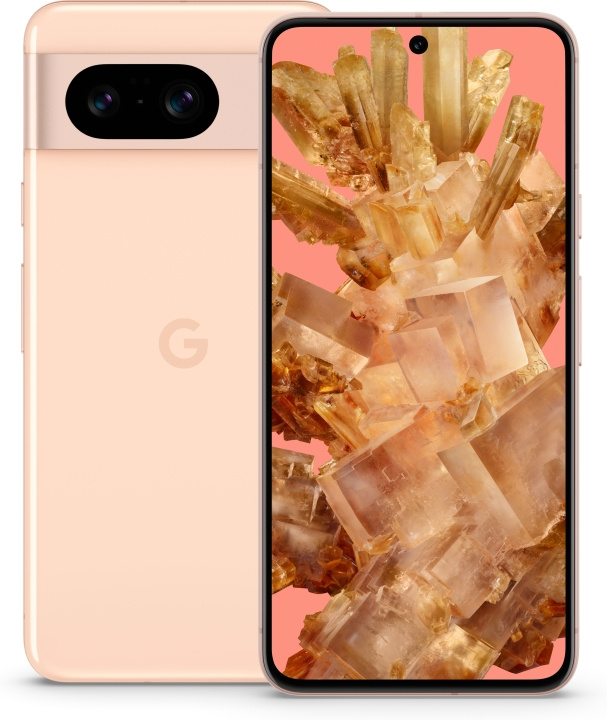 Google Pixel 8 5G-telefon, 128/8GB, Rose i gruppen SMARTPHONE & SURFPLATTOR / Mobiltelefoner & smartphones hos TP E-commerce Nordic AB (C47035)