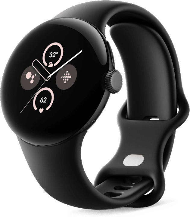 Google Pixel Watch 2 WiFi Smartwatch, Obsidian i gruppen SPORT, FRITID & HOBBY / Smartwatch & Aktivitetsarmband / Smartwatches hos TP E-commerce Nordic AB (C47043)