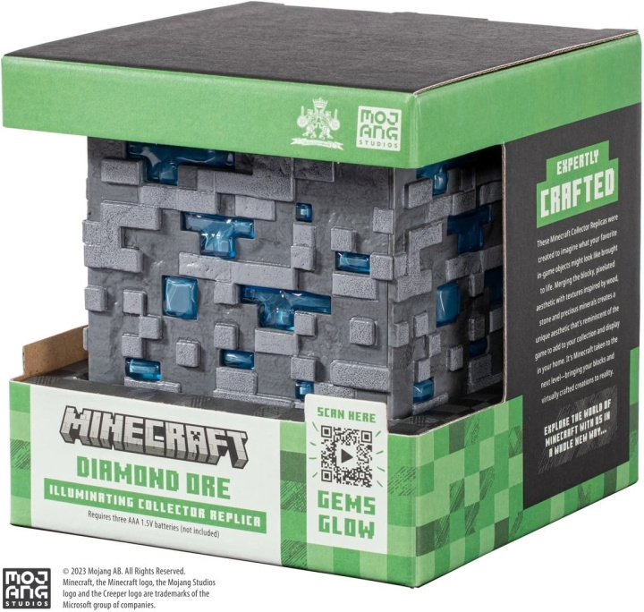 Noble Collection - Minecraft Illuminating Diamond-ljus i gruppen HEMELEKTRONIK / Spelkonsoler & Tillbehör / Övriga spel & tillbehör hos TP E-commerce Nordic AB (C47054)