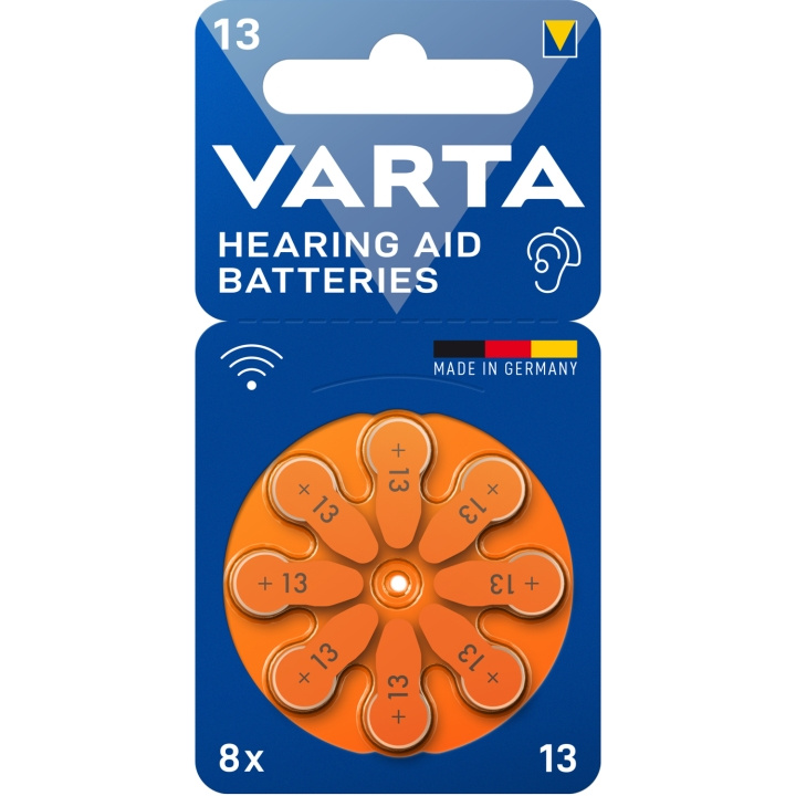 Varta Hörapparatsbatteri 13 / A13 / PR48 8-pack i gruppen HEMELEKTRONIK / Batterier & Laddare / Batterier / Hörapparatsbatterier hos TP E-commerce Nordic AB (C47132)