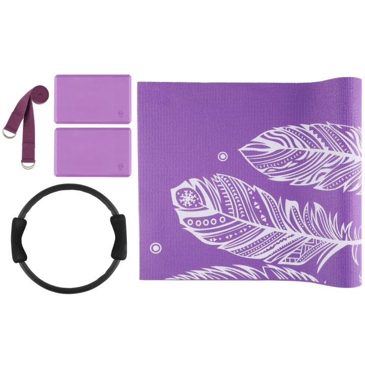 Atom Yogaset 5-delar i gruppen SPORT, FRITID & HOBBY / Träningsredskap / Yogautrustning hos TP E-commerce Nordic AB (C47152)