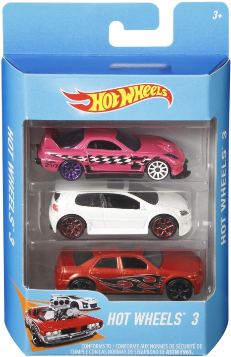 Hot Wheels minibilar, 3 st i gruppen LEKSAKER, BARN- & BABYPRODUKTER / Leksaker / Leksaksbilar & andra fordon hos TP E-commerce Nordic AB (C47177)