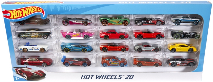 Hot Wheels minibil, 20 st i gruppen LEKSAKER, BARN- & BABYPRODUKTER / Leksaker / Leksaksbilar & andra fordon hos TP E-commerce Nordic AB (C47178)