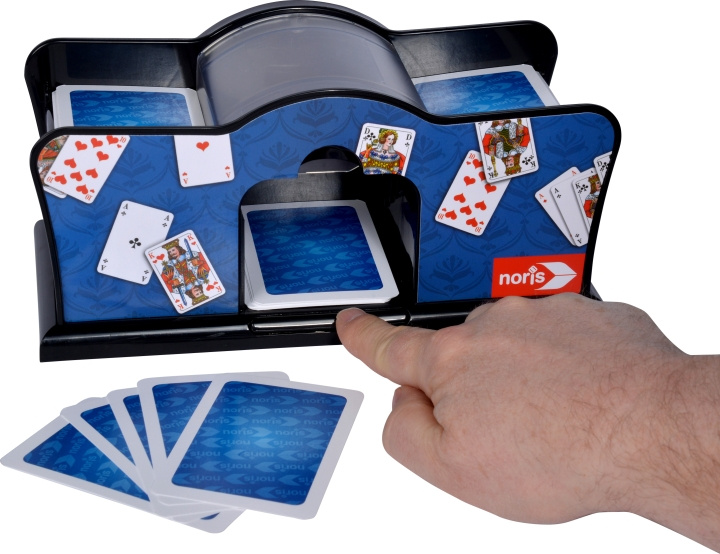 Noris Card Shuffler - elektronisk kortblandare i gruppen SPORT, FRITID & HOBBY / Roliga prylar / Smarta saker hos TP E-commerce Nordic AB (C47186)