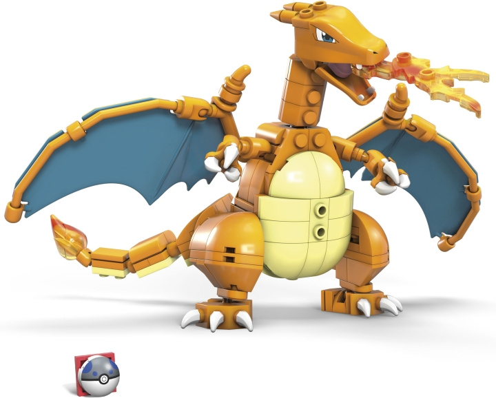 Mega Pokemon Charizard - Byggsats i gruppen LEKSAKER, BARN- & BABYPRODUKTER / Leksaker / Byggleksaker / Byggklossar & övriga byggleksaker hos TP E-commerce Nordic AB (C47197)