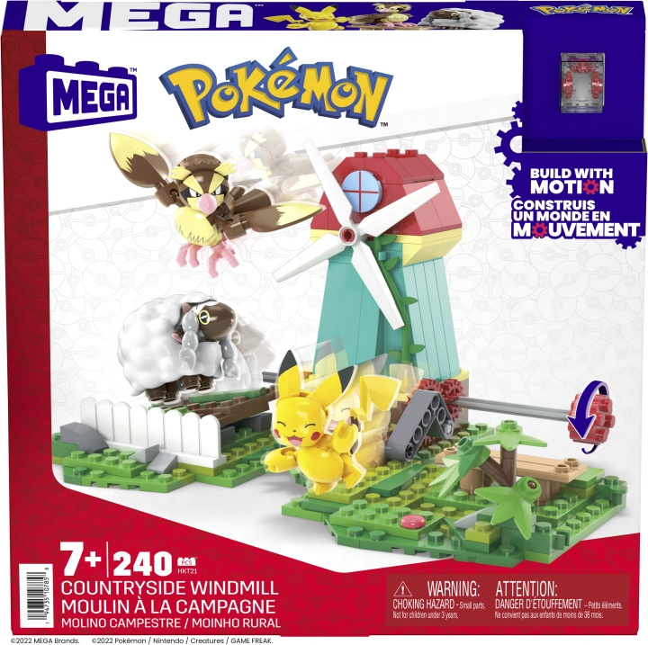 Mega Pokemon Windy Town - Byggsats i gruppen LEKSAKER, BARN- & BABYPRODUKTER / Leksaker / Byggleksaker / Byggklossar & övriga byggleksaker hos TP E-commerce Nordic AB (C47263)