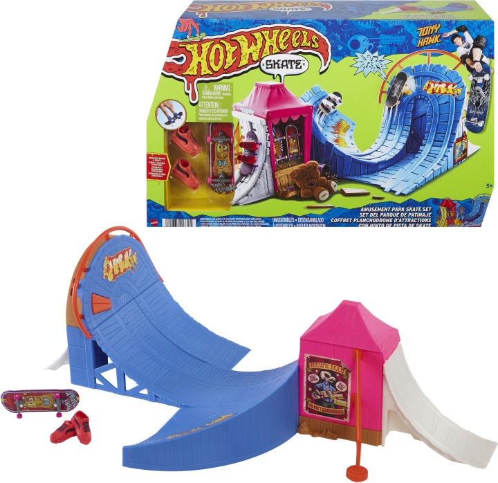 Hot Wheels Skate Amusement Park - finger cooker park i gruppen LEKSAKER, BARN- & BABYPRODUKTER / Leksaker / Lekset hos TP E-commerce Nordic AB (C47268)