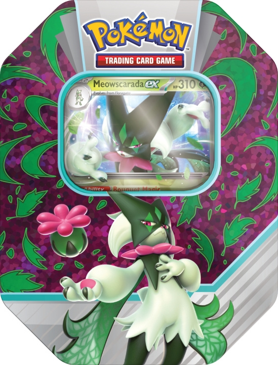 POKEMON Paldea Partners Tin - Trading card box i gruppen LEKSAKER, BARN- & BABYPRODUKTER / Leksaker / Övriga leksaker hos TP E-commerce Nordic AB (C47300)
