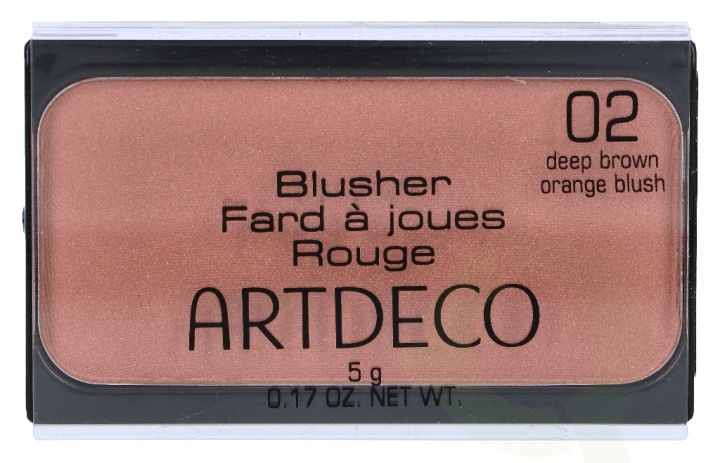 Artdeco Blusher 5 gr #2 Deep Brown Orange i gruppen SKÖNHET & HÄLSA / Makeup / Basmakeup / Rouge / Bronzer hos TP E-commerce Nordic AB (C47347)