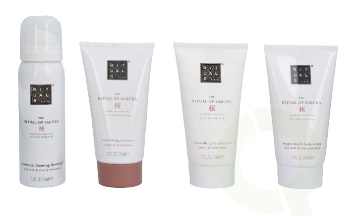 Rituals Sakura Set 260 ml Shampoo 70ml/ Body Cream 70ml/Foaming Shower Gel 50ml/Conditioner 70 ml i gruppen SKÖNHET & HÄLSA / Presentkit / Presentkit För Henne hos TP E-commerce Nordic AB (C47444)
