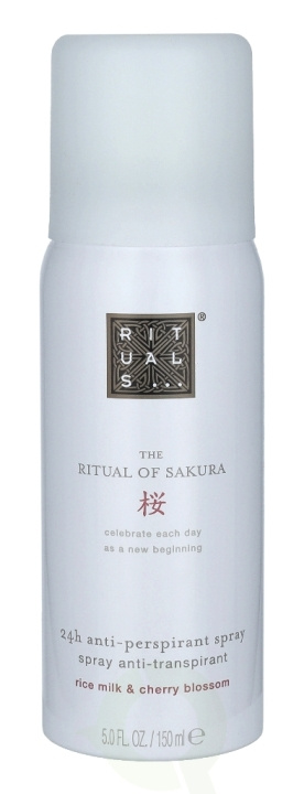 Rituals Sakura 24H Anti-Perspirant Spray 150 ml Rice Milk & Cherry Blossom i gruppen SKÖNHET & HÄLSA / Doft & Parfym / Deodorant / Deo för henne hos TP E-commerce Nordic AB (C47461)