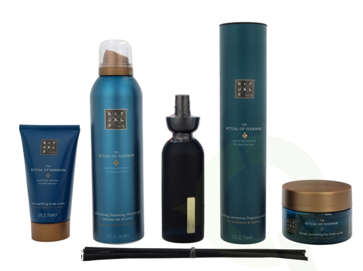 Rituals Hammam Set 465 ml Foaming Shower Gel 200ml/Fragrance Stick 70ml/Body Scrub 125gr/Body Cream 70ml - Medium i gruppen SKÖNHET & HÄLSA / Presentkit / Presentkit För Henne hos TP E-commerce Nordic AB (C47485)