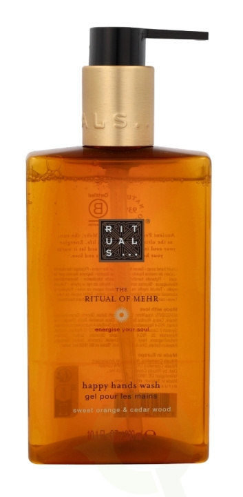 Rituals Mehr Happy Hands Wash 300 ml Sweet Orange & Cedar Wood i gruppen SKÖNHET & HÄLSA / Hudvård / Kroppsvård / Bad & Duschcreme hos TP E-commerce Nordic AB (C47548)