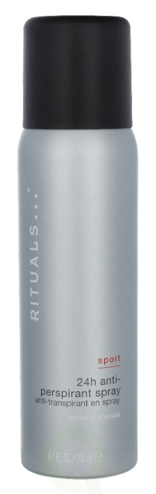 Rituals Sport 24H Anti-Perspirant Spray 200 ml Activated Charcoal i gruppen SKÖNHET & HÄLSA / Doft & Parfym / Deodorant / Deo för henne hos TP E-commerce Nordic AB (C47581)