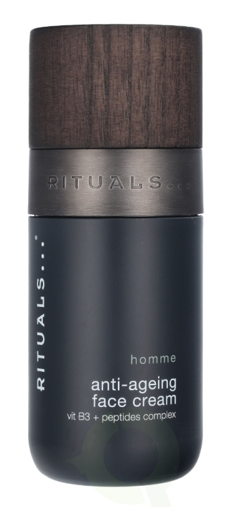 Rituals Homme Anti-Ageing Face Cream 50 ml Vit B3 + Petides Complex i gruppen SKÖNHET & HÄLSA / Hudvård / Ansiktsvård / Dagkräm hos TP E-commerce Nordic AB (C47585)
