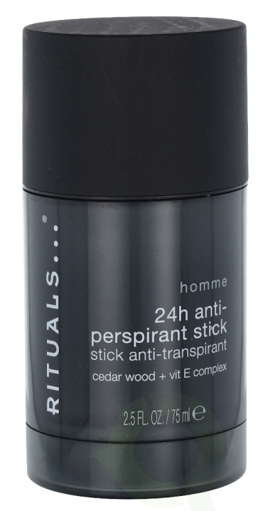 Rituals Homme 24H Anti-Perspirant Stick 75 ml Cedar Wood + Vit E Complex i gruppen SKÖNHET & HÄLSA / Doft & Parfym / Deodorant / Deo för honom hos TP E-commerce Nordic AB (C47596)