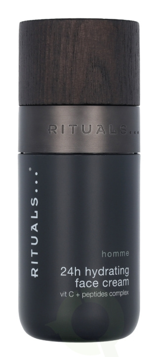 Rituals Homme 24H Hydrating Face Cream 50 ml Vit C + Peptides Complex i gruppen SKÖNHET & HÄLSA / Hudvård / Ansiktsvård / Ansiktskräm hos TP E-commerce Nordic AB (C47612)