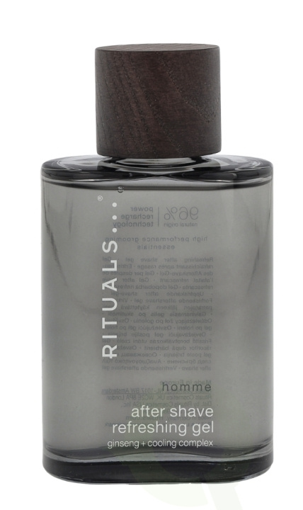 Rituals Homme After Shave Refreshing Gel 100 ml Ginseng + Cooling Complex i gruppen SKÖNHET & HÄLSA / Hår & Styling / Rakning & Trimning / Aftershave hos TP E-commerce Nordic AB (C47636)