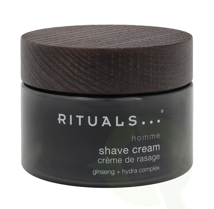Rituals Homme Shave Cream 250 ml Ginseng + Hydra Complex i gruppen SKÖNHET & HÄLSA / Hår & Styling / Rakning & Trimning / Rakhyvlar & Tillbehör hos TP E-commerce Nordic AB (C47638)