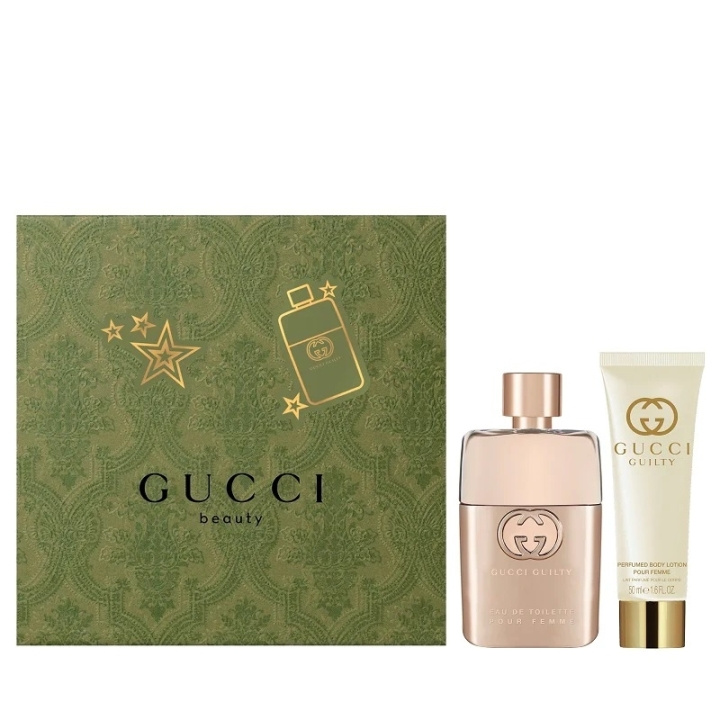 Gucci Giftset Gucci Guilty Pour Femme Edt 50ml + Bodylotion 50ml i gruppen SKÖNHET & HÄLSA / Presentkit / Presentkit För Henne hos TP E-commerce Nordic AB (C47670)