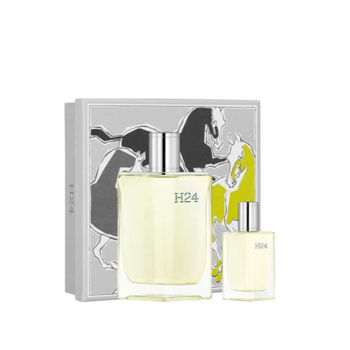 Hermes Giftset Hermes H24 Edt 100ml + Edt 12.5ml i gruppen SKÖNHET & HÄLSA / Presentkit / Presentkit För Honom hos TP E-commerce Nordic AB (C47673)