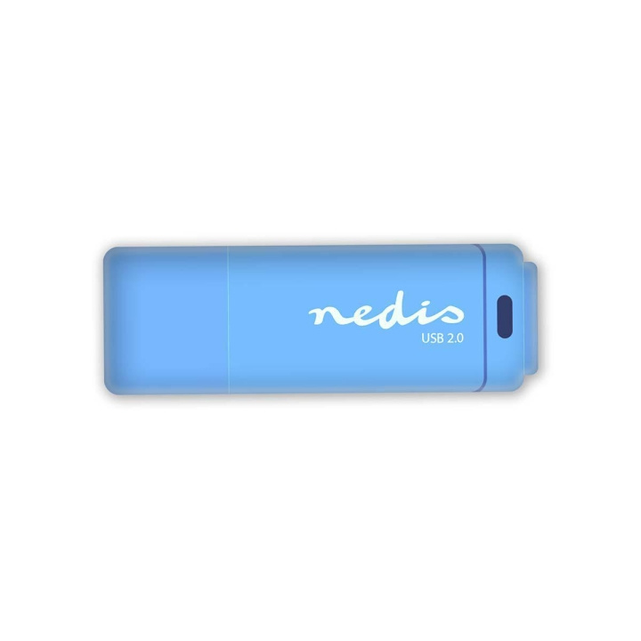 Nedis Flash Drive | 64 GB | USB Type-A | Läshastighet: 12 MB/s | Skrivhastighet: 3 MB/s i gruppen HEMELEKTRONIK / Lagringsmedia / USB-minnen / USB 3.0 hos TP E-commerce Nordic AB (C47726)