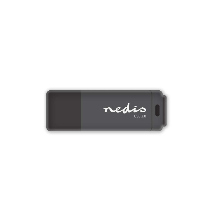 Nedis Flash Drive | 128 GB | USB Type-A | Läshastighet: 80 MB/s | Skrivhastighet: 10 MB/s i gruppen HEMELEKTRONIK / Lagringsmedia / USB-minnen / USB 3.0 hos TP E-commerce Nordic AB (C47727)