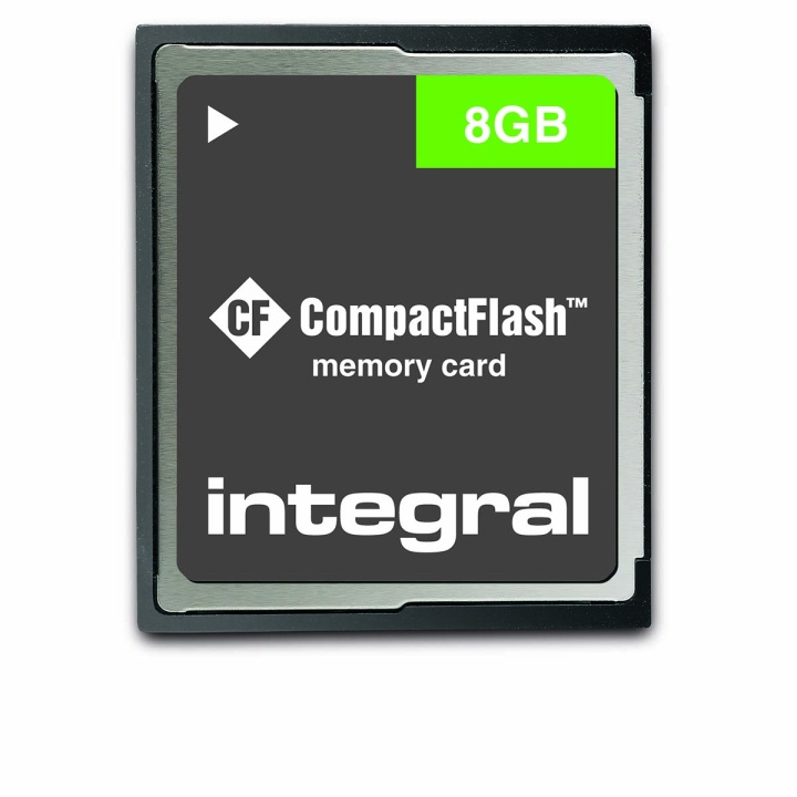 Integral CF (Compact Flash) Minneskort 8 GB i gruppen HEMELEKTRONIK / Lagringsmedia / Minneskort / Compact Flash hos TP E-commerce Nordic AB (C47730)