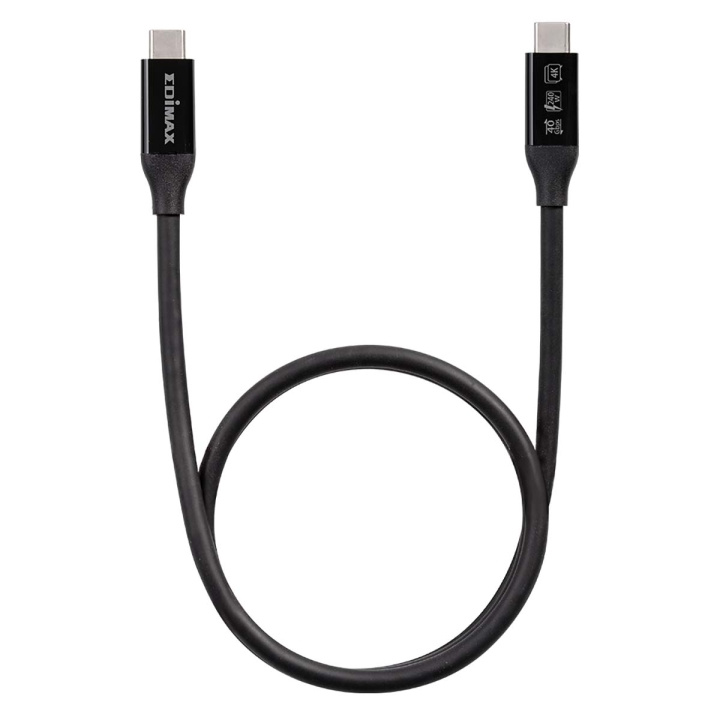Edimax USB4/Thunderbolt3 Cable, 40G, o.5meter, Type C to Type C i gruppen SMARTPHONE & SURFPLATTOR / Laddare & Kablar / Kablar / Kablar Typ C hos TP E-commerce Nordic AB (C47776)