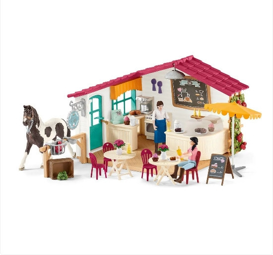 Schleich Horse Club 42592 Ryttarkafé i gruppen LEKSAKER, BARN- & BABYPRODUKTER / Leksaker / Övriga leksaker hos TP E-commerce Nordic AB (C47833)